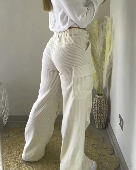 Corduroy Cargo Trousers