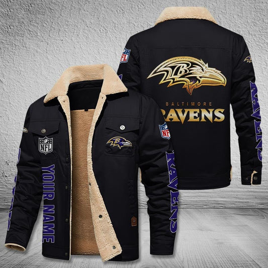 Baltimore Ravens Style Leather Jacket 2