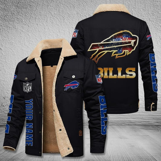 Buffalo Bills Style Leather Jacket 2