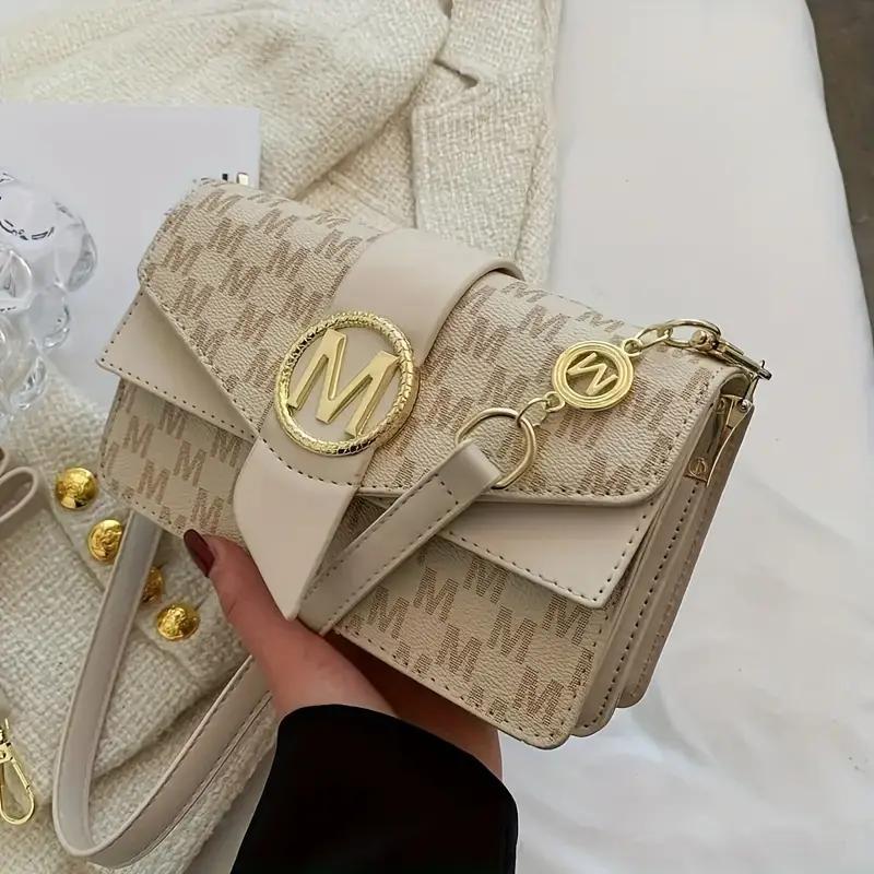 Stylish Shoulder Bag For Women, Simple PU Leather Flap Crossbody Bag, Fashionable Purse & Handbags -FREE USA SHIPPING