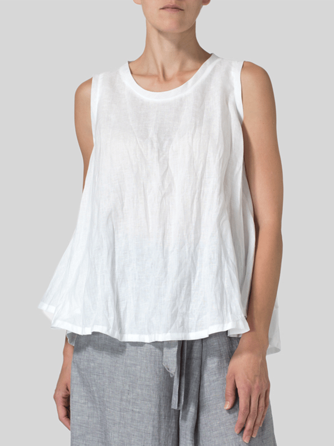 Airrys™ Women's Linen Crinkled Lightweight Top