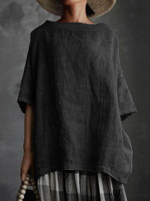 Women's Casual Cotton Linen Top