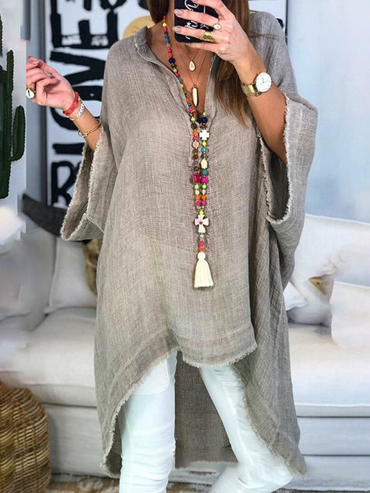 Airrys™ Women's Casual Solid V-neck Shirt