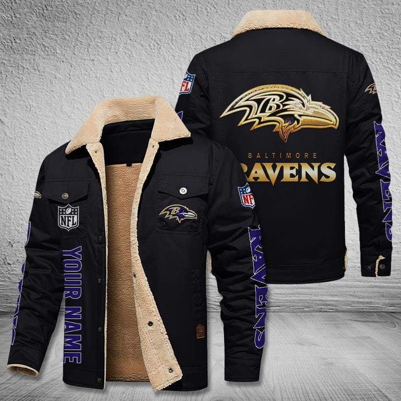 Baltimore Ravens Style Leather Jacket 2