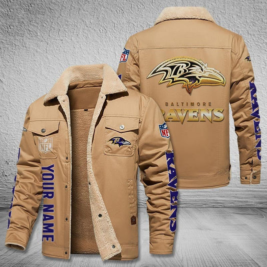 Baltimore Ravens Style Leather Jacket 2