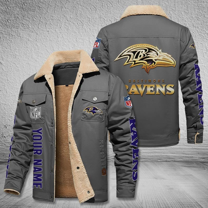 Baltimore Ravens Style Leather Jacket 2