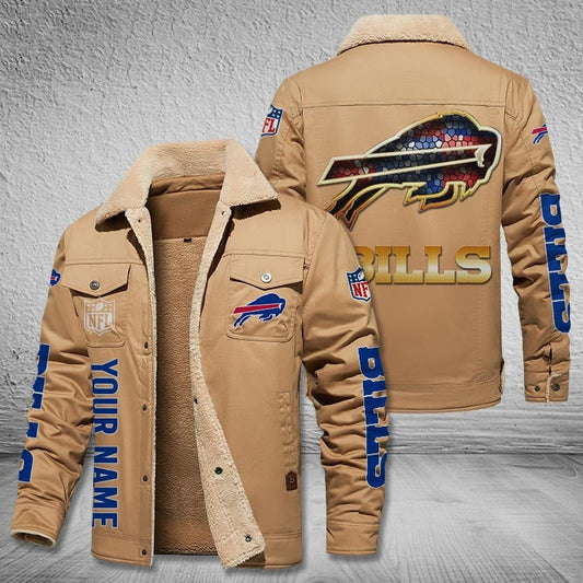 Buffalo Bills Style Leather Jacket 2
