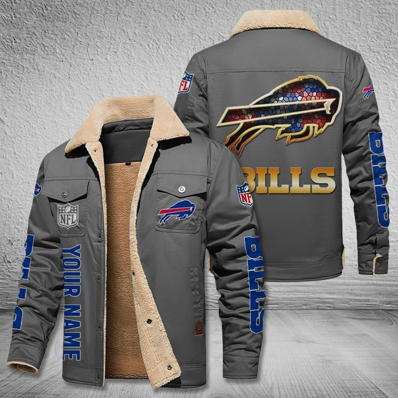 Buffalo Bills Style Leather Jacket 2