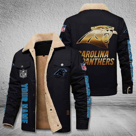 Carolina Panthers Style Leather Jacket 2