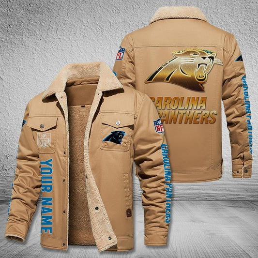 Carolina Panthers Style Leather Jacket 2