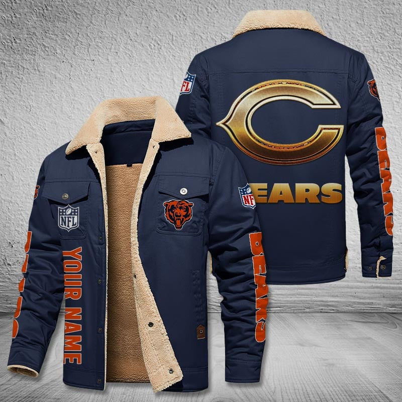 Chicago Bears Style Leather Jacket 2