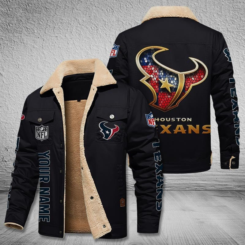Houston Texans Style Leather Jacket 2