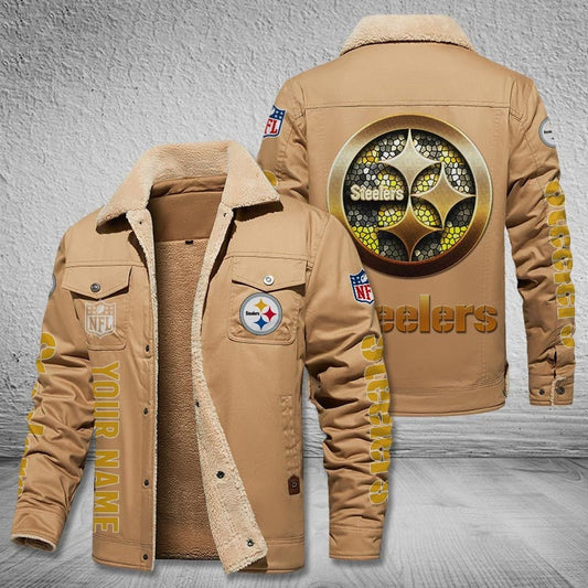 Pittsburgh Steelers Style Leather Jacket 2