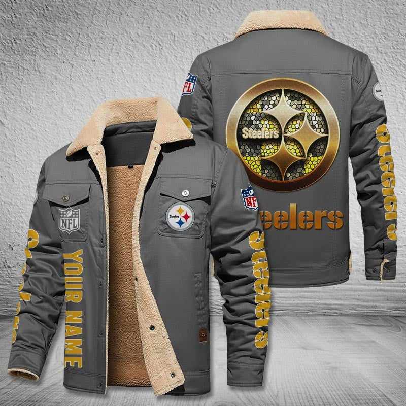 Pittsburgh Steelers Style Leather Jacket 2