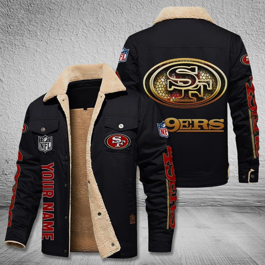 San Francisco 49ers Style Leather Jacket 2