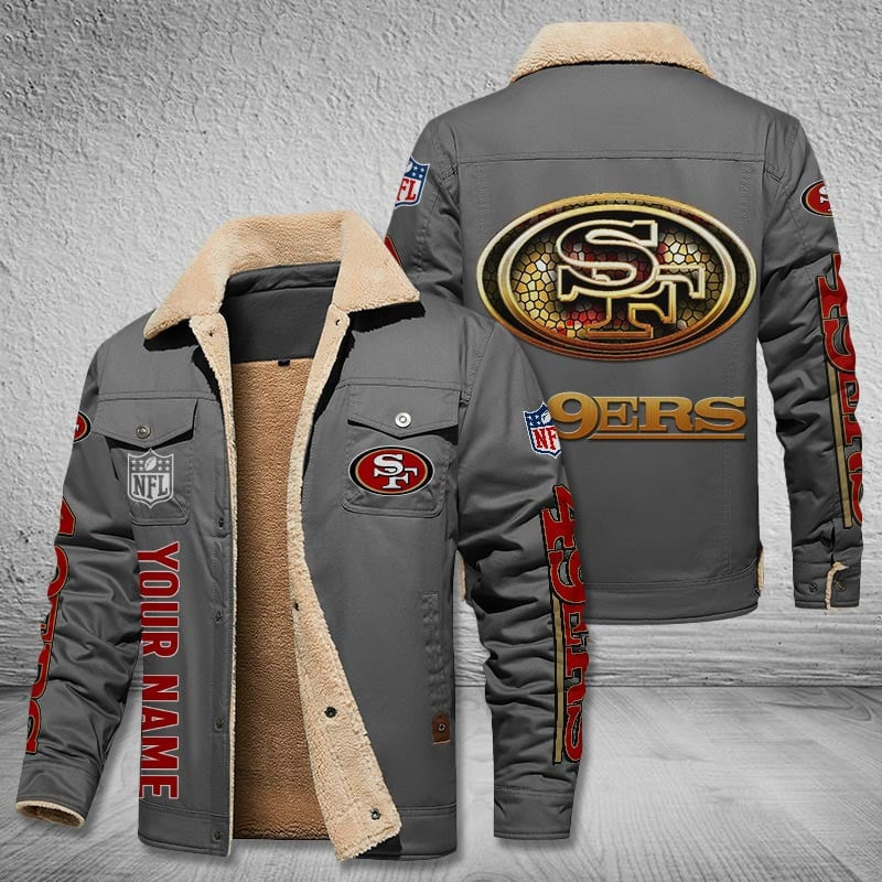 San Francisco 49ers Style Leather Jacket 2