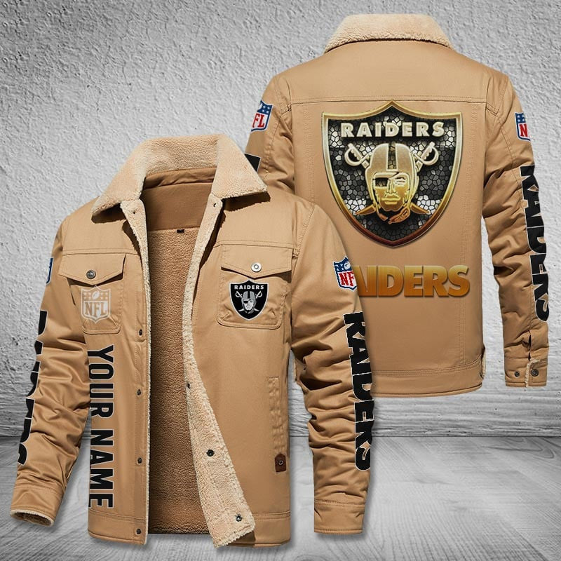 Las Vegas Raiders Style Leather Jacket 2