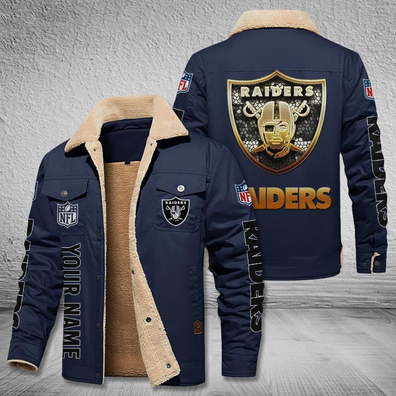 Las Vegas Raiders Style Leather Jacket 2