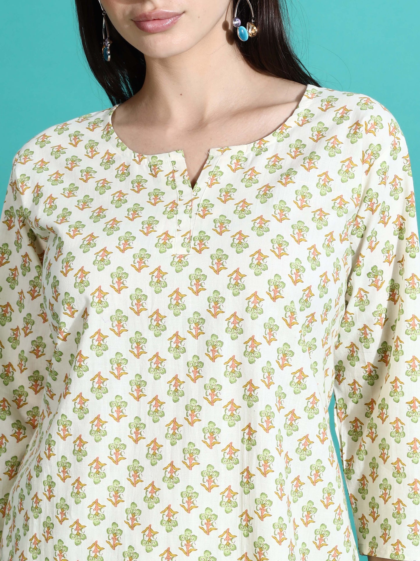 Cream Yellow Pure Cotton Pyjama Set for Women Perfect for Comfort