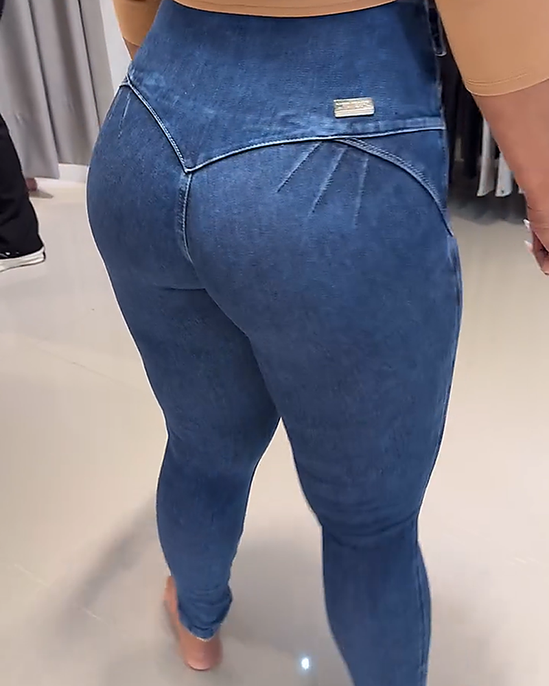 BBL High Waist Hip Lifter Jeans