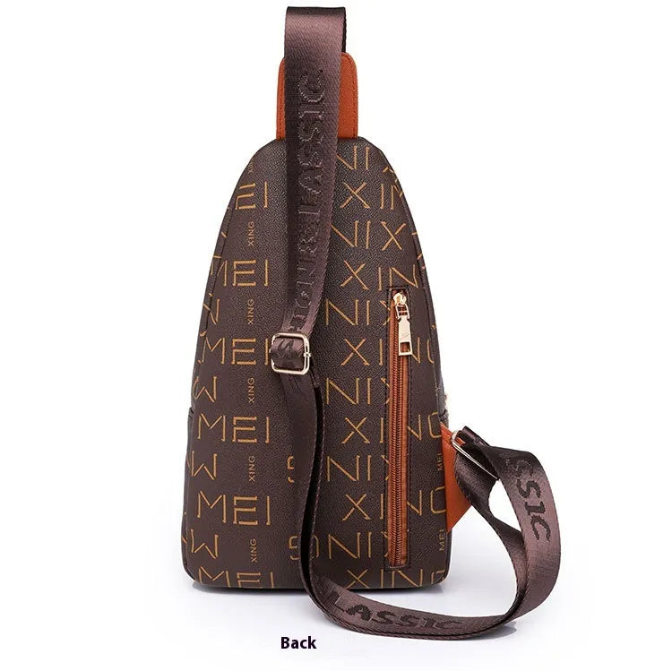Women's Chest Bag Fashion Letters New Printed Crossbody Bag