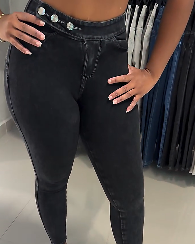 BBL High Waist Hip Lifter Jeans