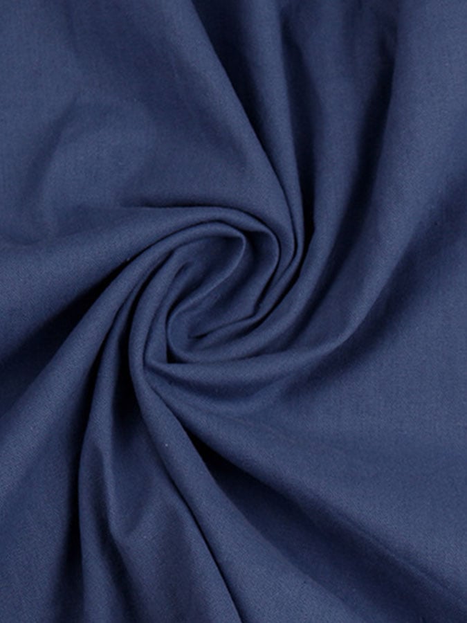 Solid Color Mid-Length Dress