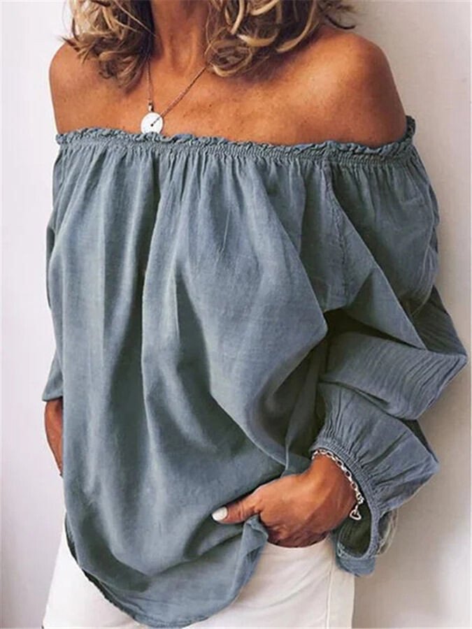 Airrys™ Ladies cotton linen casual shirt