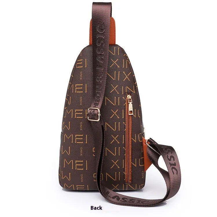 Women's Chest Bag Fashion Letters New Printed Crossbody Bag