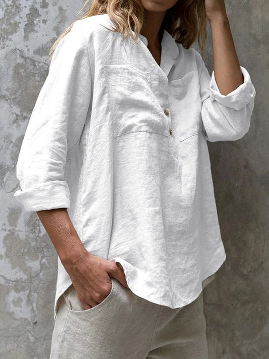 Airrys™ Casual Solid Color Blouses