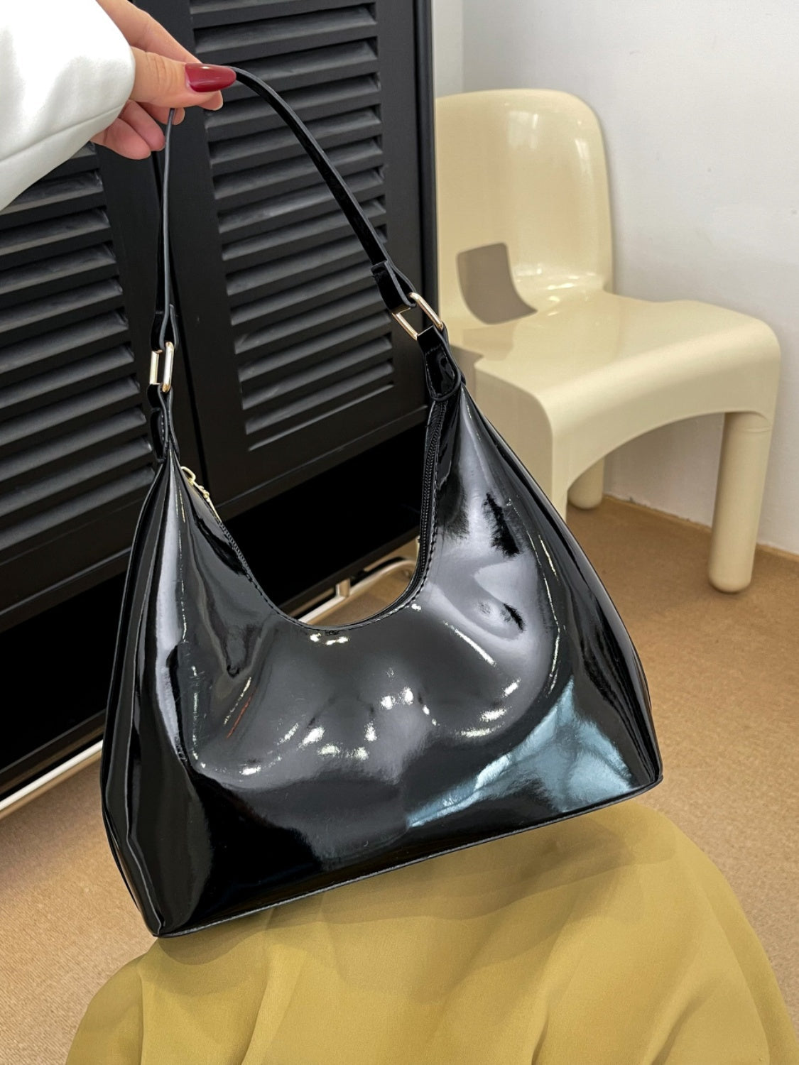Mirror Surface Shoulder Bag