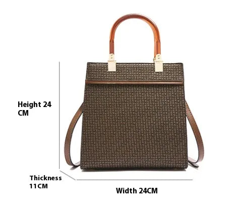 Women's Fashion Stone Pattern Handbag