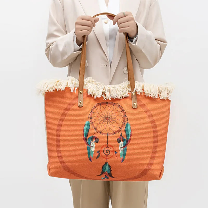 Bohemian Ethnic Canvas Shoulder Bag