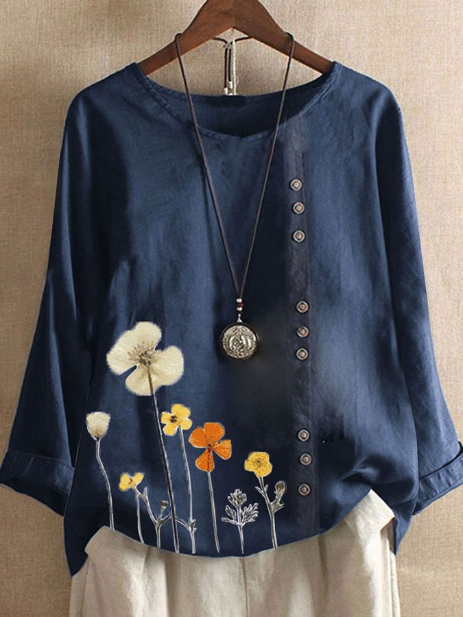 Airrys™ Floral Print Casual Top