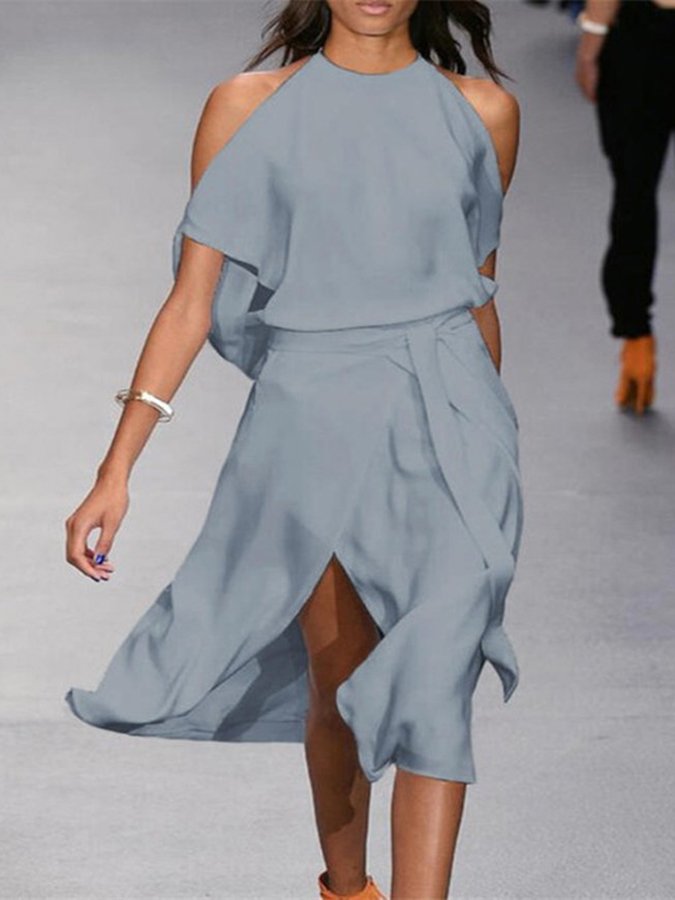 Airrys™ Women's Sexy Slit Off-Shoulder Dress