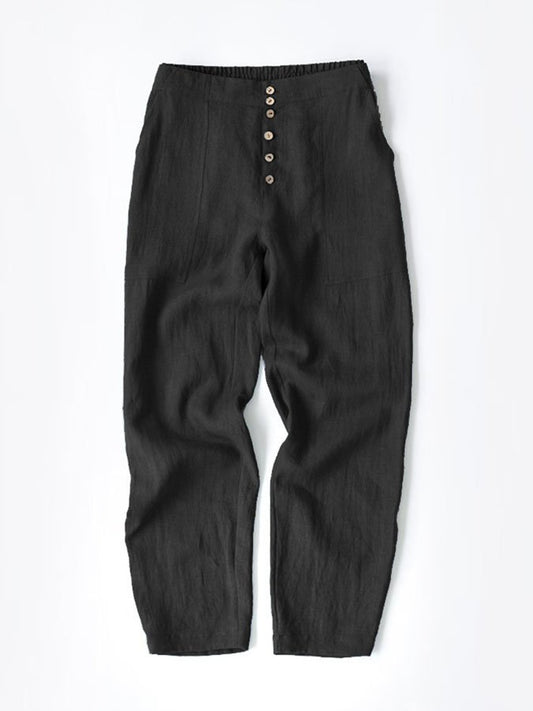 Airrys™ Solid Color Casual Mid-Length Pants