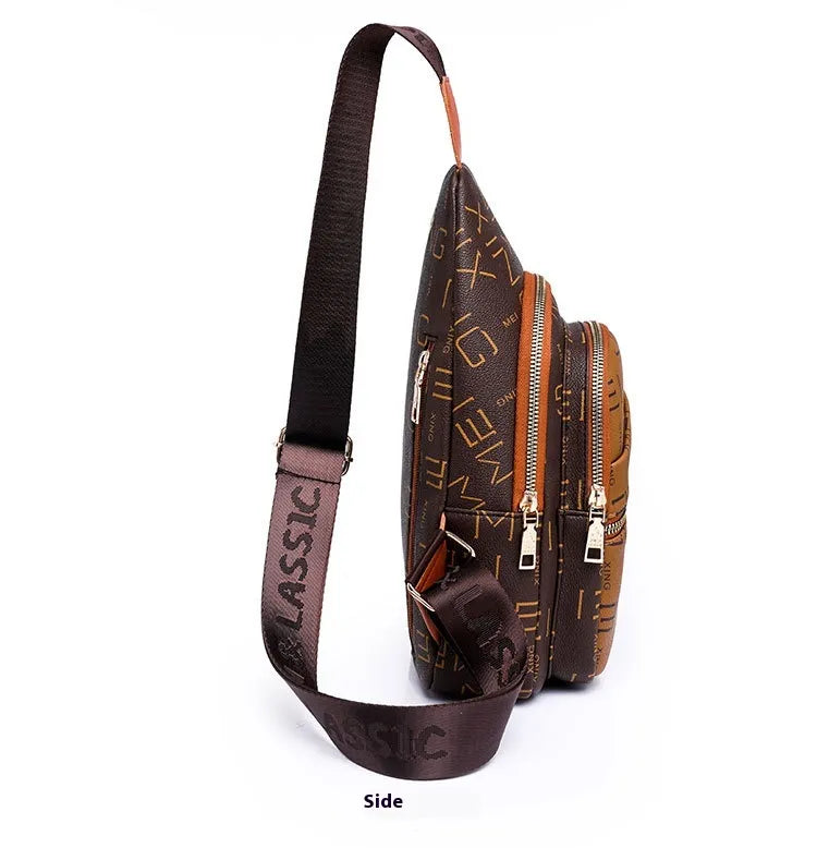 Women's Chest Bag Fashion Letters New Printed Crossbody Bag