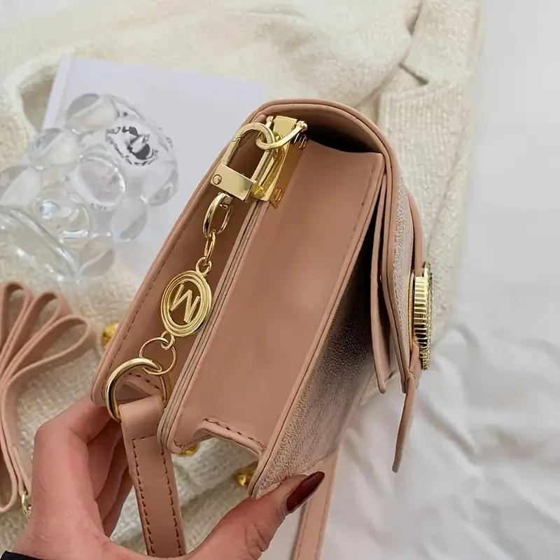 Stylish Shoulder Bag For Women, Simple PU Leather Flap Crossbody Bag, Fashionable Purse & Handbags -FREE USA SHIPPING