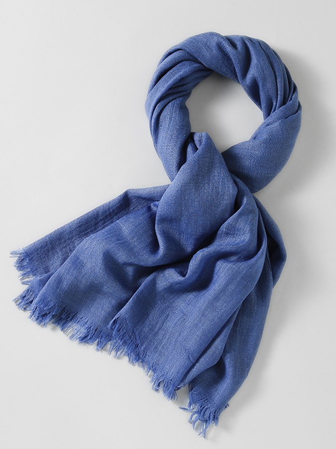 Airrys™ Women's Pure Color Cotton Linen Scarf Shawl