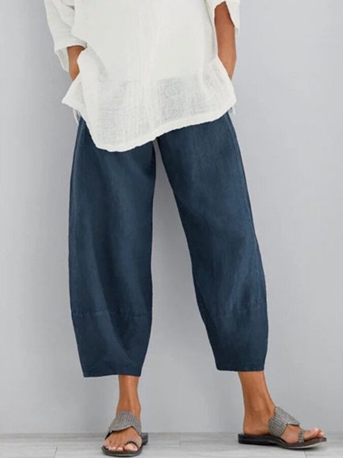 Simple Loose Casual Capris