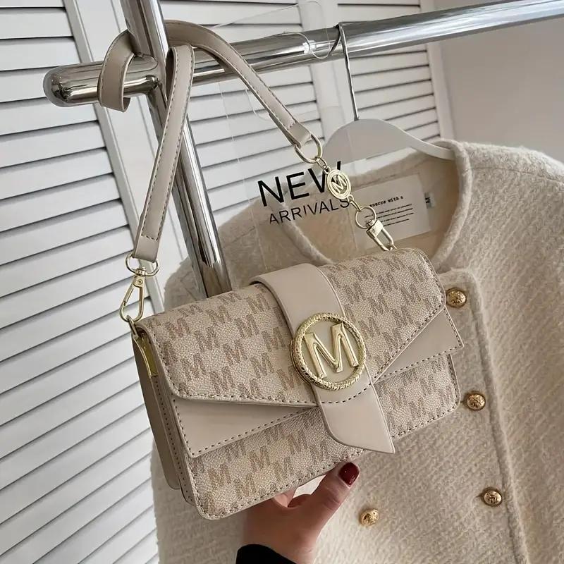 Stylish Shoulder Bag For Women, Simple PU Leather Flap Crossbody Bag, Fashionable Purse & Handbags -FREE USA SHIPPING