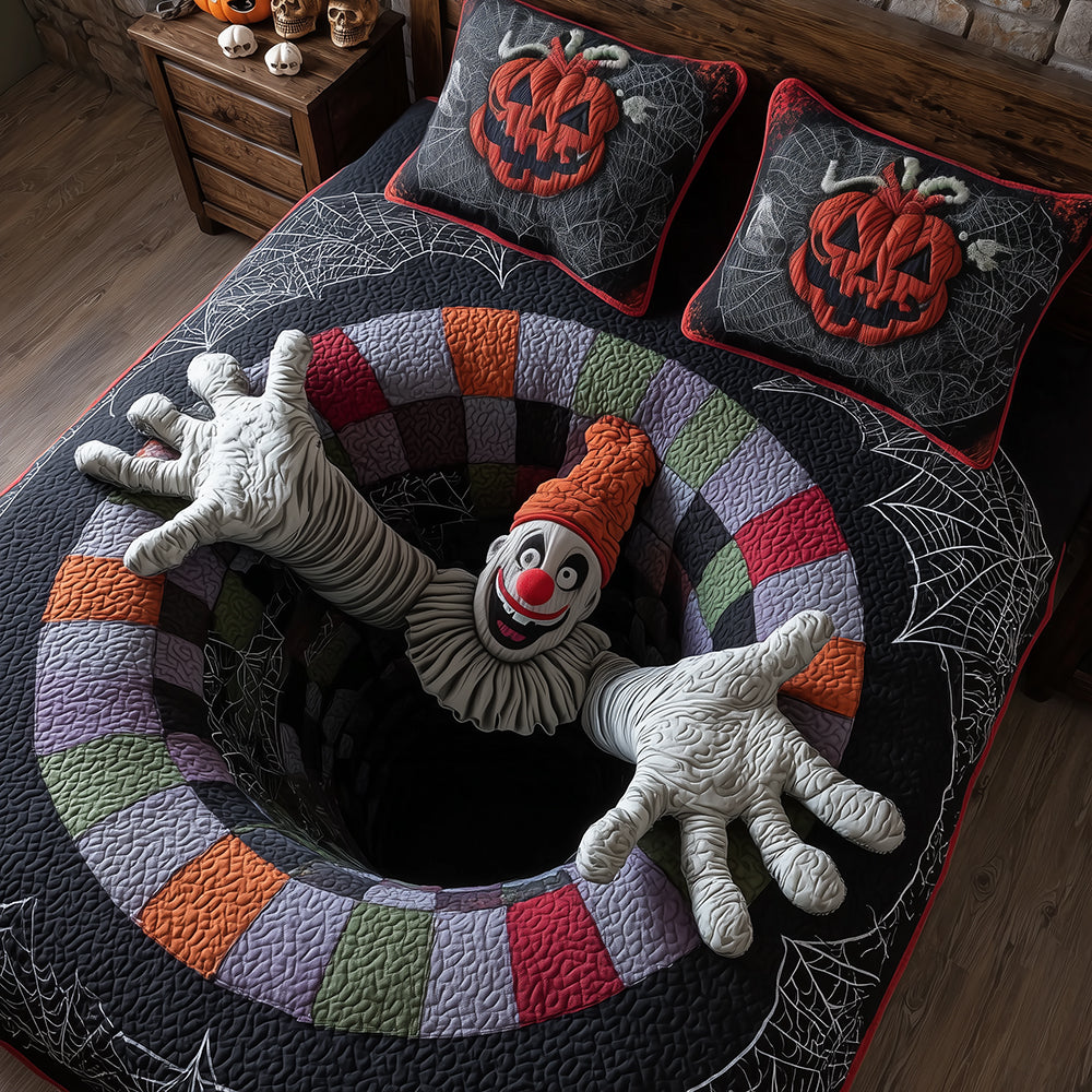 Circus Terror Quilted Bedding Set NCU0TH3190