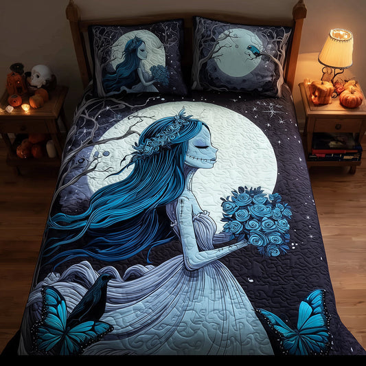 Corpse Bride Quilted Bedding Set NCU0TH3213