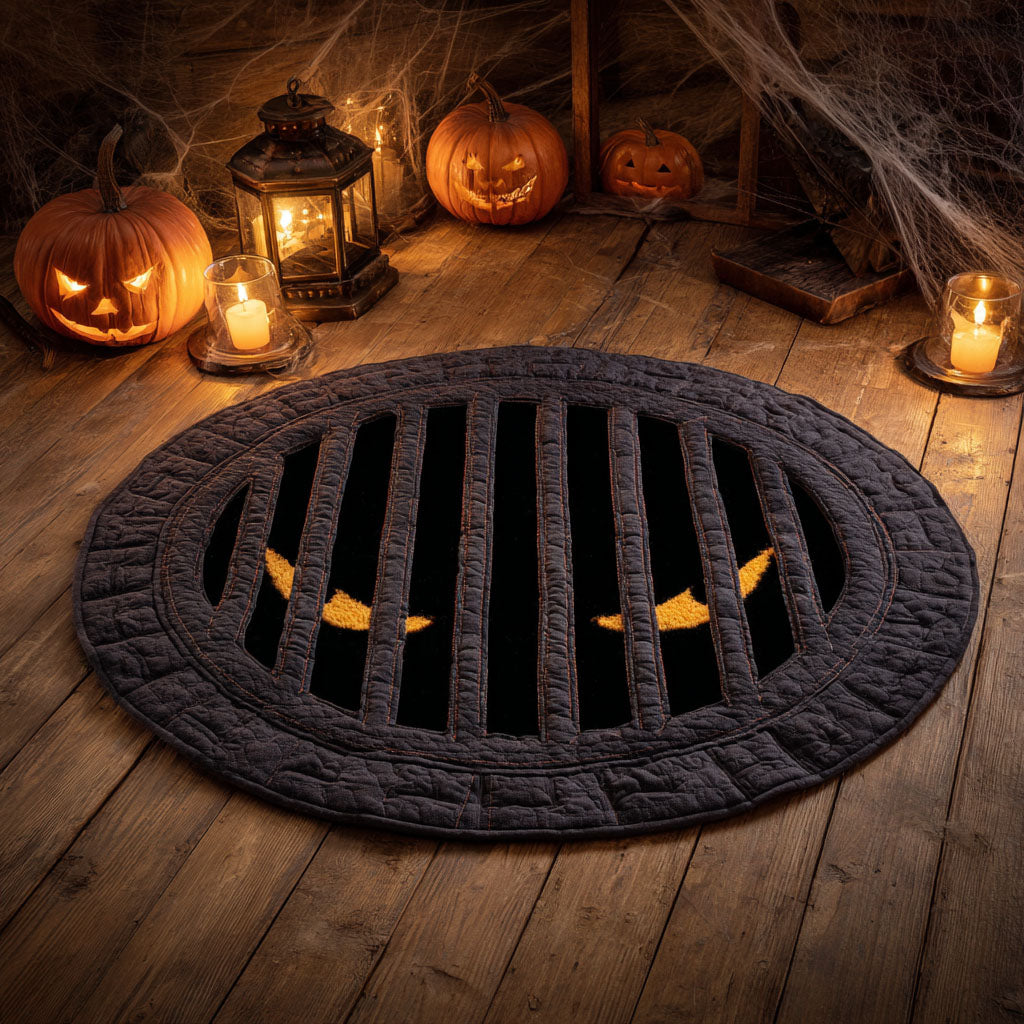 Dungeon Grate Portal Quilted Round Mat NCU0TV311