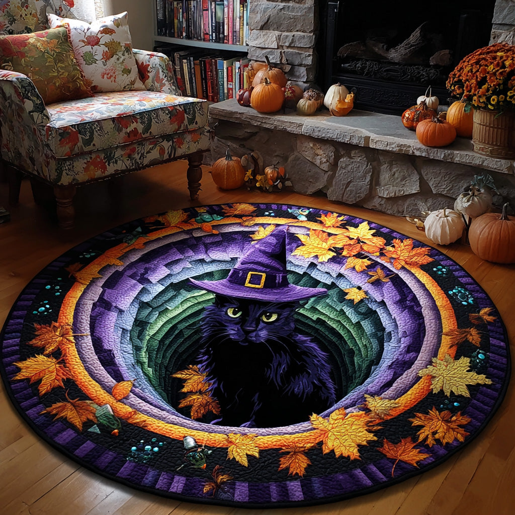 Enchanted Gaze Quilted Round Mat NCU0VL2884