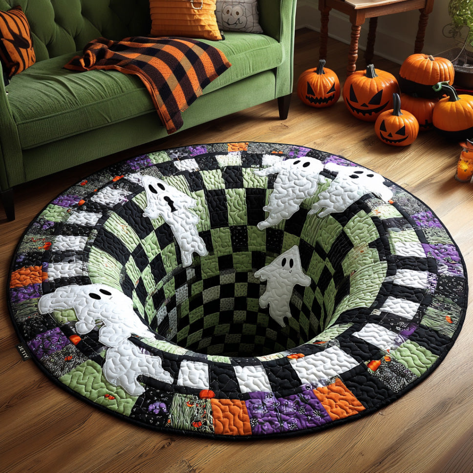 Halloween Quilted Round Mat NCU0VT240