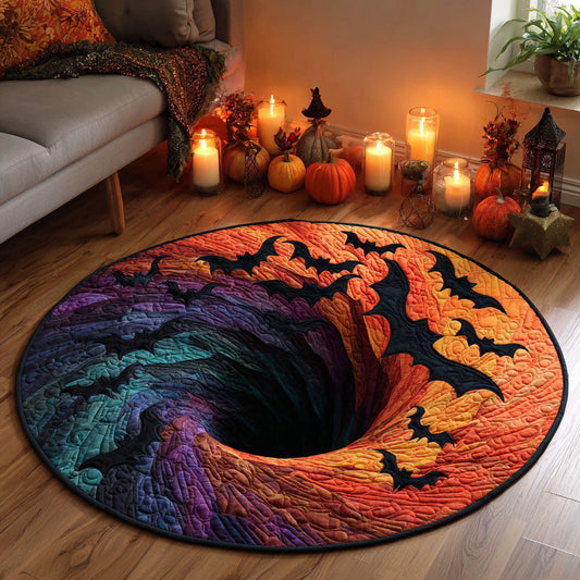 Hellfire Flight Quilted Round Mat NCU0TV344