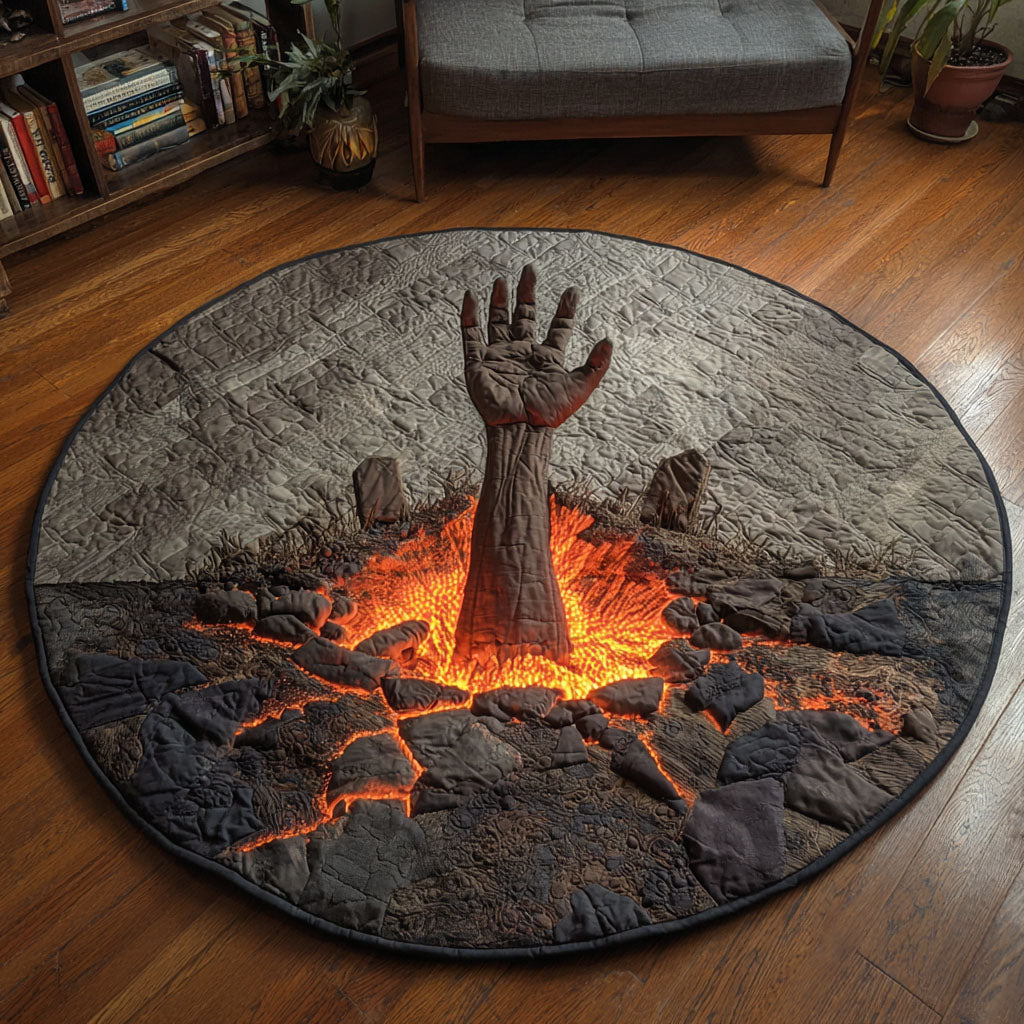 Inferno Grip Quilted Round Mat NCU0TV449