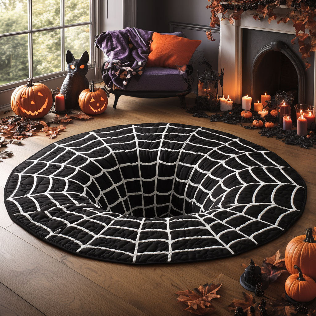 Spiderfall Pit Quilted Round Mat NCU0TV309