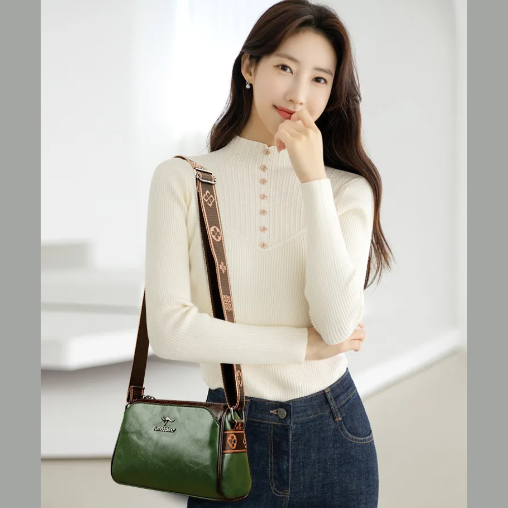 Women's Retro Double-sided Pillow Shoulder Messenger Bag
